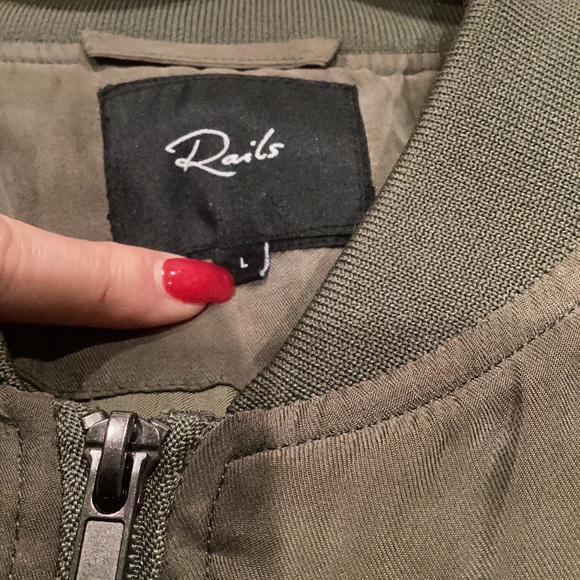 Army green Rails bomber jacket - Picture 6 of 9